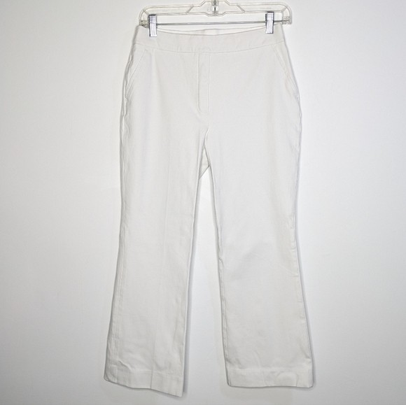 Spanx White On The Go Cropped Kick Flare Pant - Picture 1 of 10